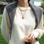 La Mini-écharpe Triangle 100% Laine